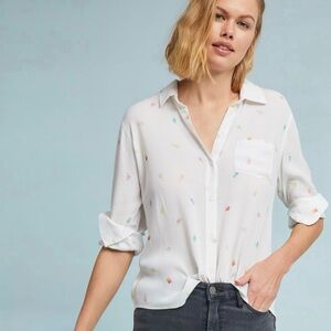 Anthropologie Rails Summertime Buttondown